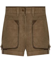 Isabel Marant - "Marline" Suede Shorts - Lyst