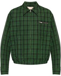 Marni - Jacket With A Plaid Pattern - Lyst