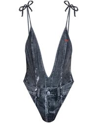 DIESEL - One-Piece Swimsuit "Kinsley-Dnm" - Lyst