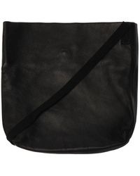Ann Demeulemeester Leather Shoulder Bag - Black