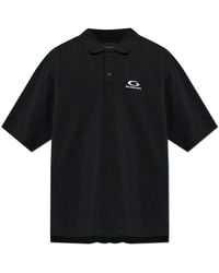 Balenciaga - Polo With Embroidered Logo - Lyst