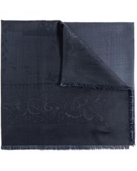 Ferragamo - Silk Scarf With Decorative Pattern - Lyst