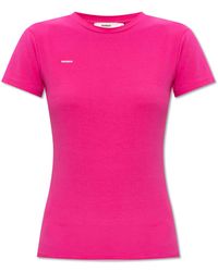 PANGAIA - T-Shirt With Logo - Lyst