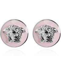 Versace - Brass Earrings With Medusa Head - Lyst