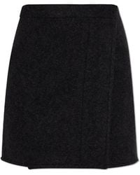 Lemaire - Short Skirt With Wrap Fastening - Lyst