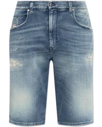 DIESEL - Denim Shorts '2033 D-Krooley-Short-Bw' - Lyst