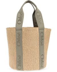 Chloé - 'Woody Large' Shopper Bag - Lyst