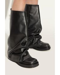 The Attico - Leather Ankle Boots 'Robin' - Lyst