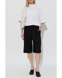 Ami Paris - Shirt With A Stand-Up Collar - Lyst