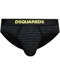 DSquared² - Cotton Briefs With Monogram - Lyst