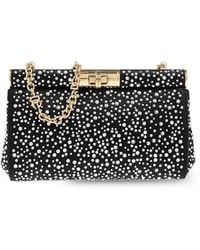 Dolce & Gabbana - Polka Dot Shoulder Bag With Chain - Lyst