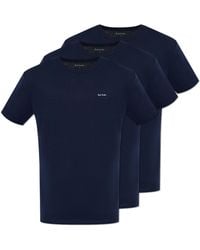 Paul Smith - Three-Pack Of T-Shirts - Lyst