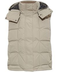 Rethinkit Studios - Heated Gilet With Detachable Hood - Lyst