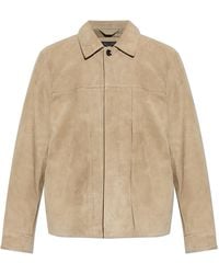 Rag & Bone - Suede Jacket With Pockets - Lyst