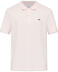 Lacoste - Polo With Logo Patch - Lyst