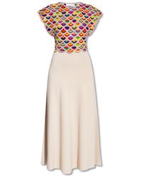 Chloé Dress With Crochet Trims - Multicolour