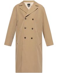 A.P.C. - Double-Breasted Coat - Lyst