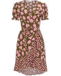 Diane von Furstenberg - Floral Pattern Dress, - Lyst