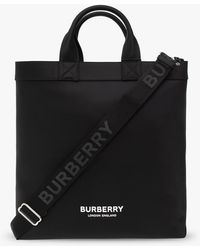 Burberry 'artie' Shopper Bag - Black