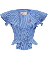 Vivienne Westwood - 'kate' Striped Shirt, - Lyst