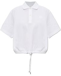 Moncler - Polo With Logo Patch - Lyst