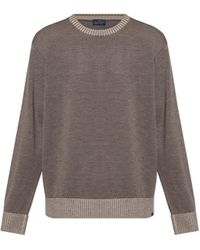 Paul & Shark - Wool Sweater With A Crew Neckline - Lyst