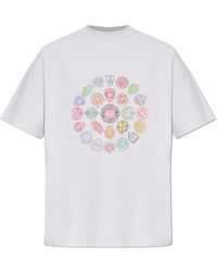 Balenciaga - T-Shirt With Colorful Print - Lyst