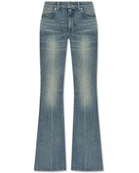 McQueen - Jeans With Slightly Flared Legs - Lyst