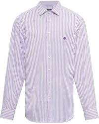 Etro - Shirt With Stripe Pattern - Lyst