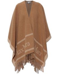 Max Mara - Wool Poncho "Hilde" - Lyst