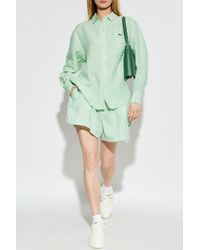 Lacoste - Linen Shorts - Lyst