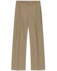 Bottega Veneta - Wool Trousers With Crease - Lyst