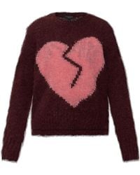 AllSaints - Wool Sweater 'Luvheart' - Lyst