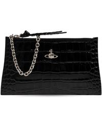 Vivienne Westwood - Clutch With 'Small' Logo - Lyst
