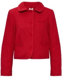 Posse - 'Jacqueline' Tweed Blazer - Lyst