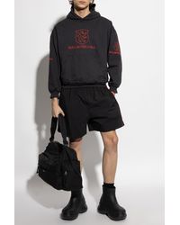 Balenciaga - Shorts With Embroidered Logo - Lyst