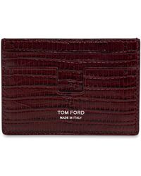 Tom Ford - Card Case With Money Clip - Lyst