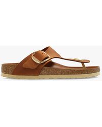 Birkenstock - 'Gizeh Big Buckle' Slides - Lyst