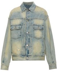Juun.J - Jeans Jacket With 'Vintage' Effect - Lyst