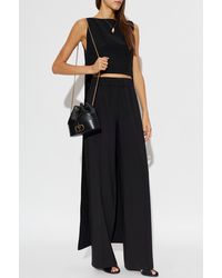 Jil Sander - Wool Top With An Asymmetric Cut - Lyst