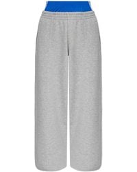 adidas Originals - Wide-Leg Cotton Sweatpants - Lyst