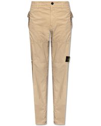 Stone Island - Trousers With Logo, - Lyst