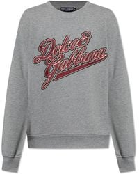 Dolce & Gabbana - Sweatshirt With Logo - Lyst