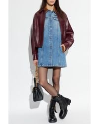 Versace - Denim Dress With Pockets - Lyst