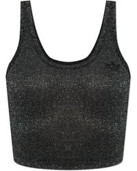 adidas Originals - Short Top With Lurex Thread - Lyst