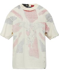 Represent - T-Shirt With A Colorful Print - Lyst