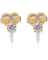 Kate Spade - Earrings With Shimmering Crystals - Lyst