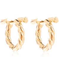 Ferragamo - Brass Earrings, - Lyst