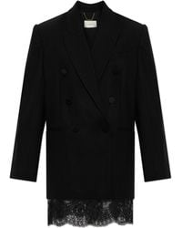 Zimmermann - Blazer With Lace Trim - Lyst