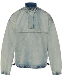 DIESEL - Denim Sweatshirt D-Flow-S1 - Lyst
